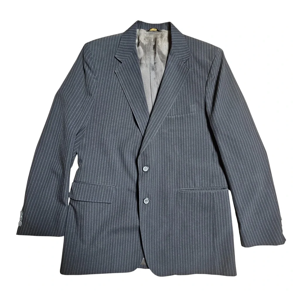 Levi's‎ Menswear Action Suit Pinstripe Sport Coat Blazer Jacket 42R Classic